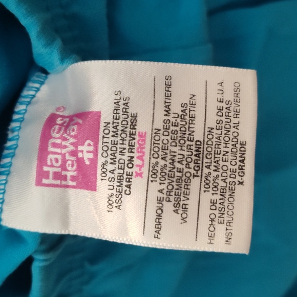 Hanes her way 2piece short sleeve v neck short set size extra large with pockets - Picture 4 of 7